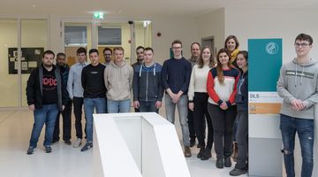 Physik-Studenten der Hochschule Coburg am MPL