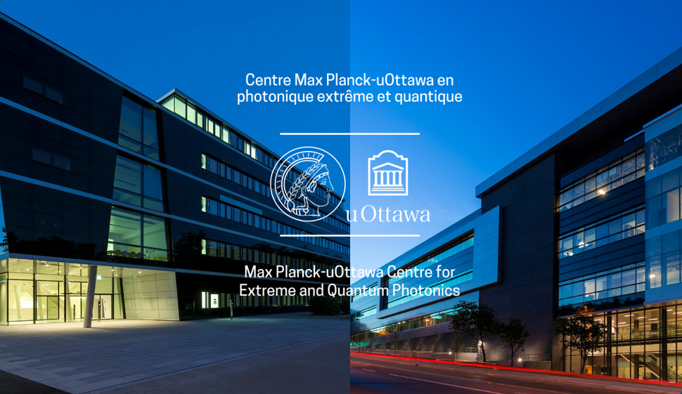 The buildings of the Max Planck - University of Ottawa Centre for Extreme and Quantum Photonics (MPC-EQP)