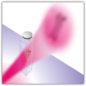 Single-molecule imaging by optical absorption